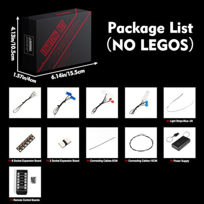 LED Lighting Compatible with Lego 42154 2022 Ford GT Car, Light Kit Compatible with Lego 42154, Giving Light to Model, NOT Included The Model Set(RC Model)