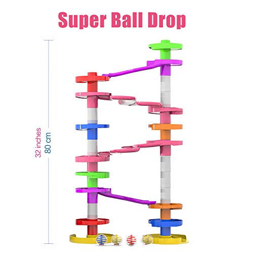 WEofferwhatYOUwant Super Ball Drop Tower - Safe Large Balls Long Ramps 10M+ - style: Super Ball Drop