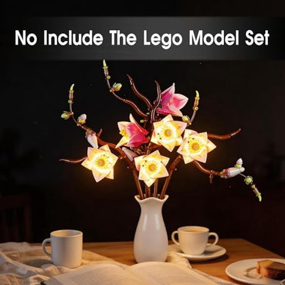 LED Light Kit Compatible with Lego 11510 Magnolia Branches Set, Light Kit for Lego 11510 Building Blocks Model, Not Included The Model Set - color: 11510 Magnolia Branches Set