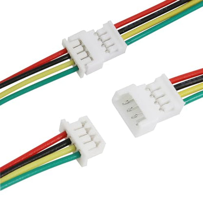 40Pcs JST 1.25mm 4Pin Male Female Terminal Wire, 100mm 26AWG - size: 1.25mm 4P