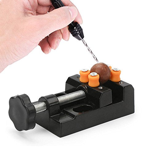 Yakamoz Mini Bench Vise Clamp, 0-2 Inch Clamping Range Cast Aluminum Holder