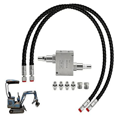 Swivel Motor Cushion Valve Mini Excavator Hydraulic Cooler kit