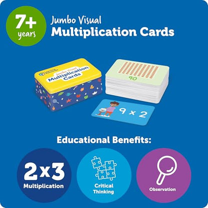 Learning Resources Jumbo Visual Multiplication Cards