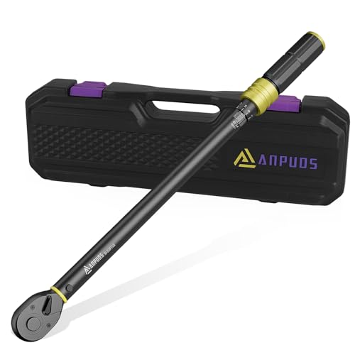 ANPUDS 1/2-Inch Drive Click Torque Wrench, 30-250 Ft-Lb / 40.7-339 Nm - size: 30-250 ft-lb / 40.7-339 Nm