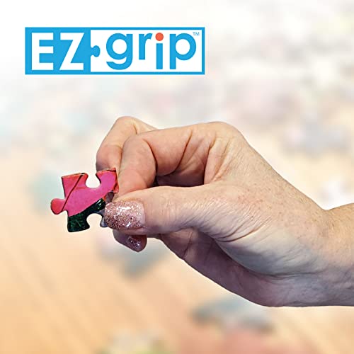MasterPieces - 500 Piece Jigsaw Puzzle, Large EZ Grip Shapes, Free Wheeling, Fun for Adults, Seniors, Family, Kids, 19.25" x 26.75" - style: Free Wheeling