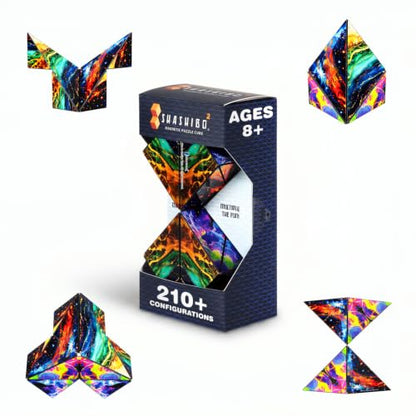 Shashibo ICOSA XL Magnetic Puzzle Toy, Stress Relief Fidget Toy - color: Infinity, size: ICOSA