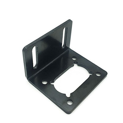 Bringsmart Mini Mounting Brackets of A58 Worm Gear Motor with Screw - size: Bracket