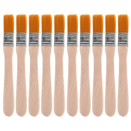 UPKOCH Archaeology Brush Set for Kids 10-piece Digging Tools Brush Kit with Soft Nylon Bristles and Wooden Handles Educational Excavation Tools for Science Learning and Archaeological Digging