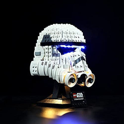 Kyglaring Led Light Set Compatible with Lego Star Wars Stormtrooper Helmet Building Kit-Led Lighting Kit for 75276 - The Bricks Model Not Included (Standard Version) - color: 75276 Standard