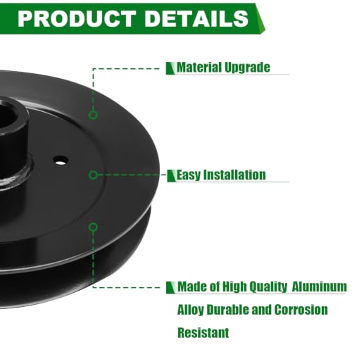 Upgraded Mower Spindle Pulley (135-0363) Fits to ro Titan HD 1500 2000 Titan Max 60 Z-Master 2000 Turbo Force Mower with 60'' Deck - color: 135-0363
