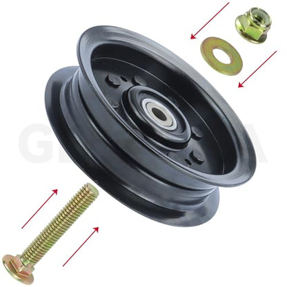 GELASKA 2Pack 532197380 532196104 Idler Pulley for Husqvarna 48" 54" Z254F - color: A4 2x196104