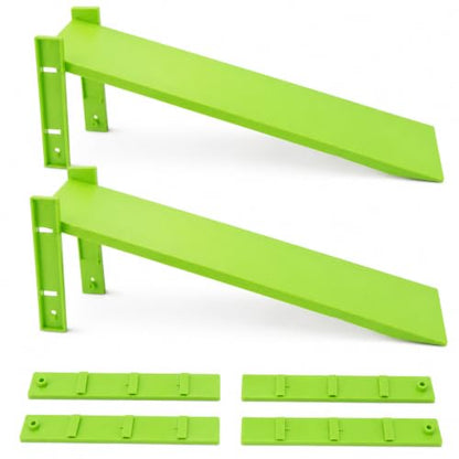 1 Sets Inclined Plane Clear Scale Strong Easy Plastic Inclined Plane School Physics Teaching Slant Plates Inclined Plane for Education Experiment Student Model Simple Machines Scale Teaching Facility - color: Green