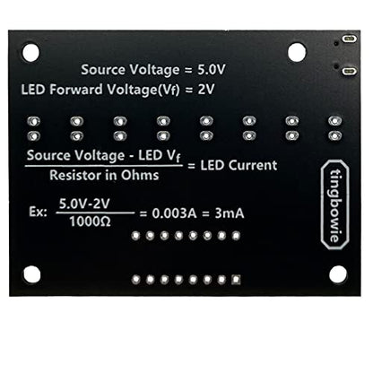 Soldering Practice Kit DIY Practical Electronic Circuit Project Resistor Training Board for Beginners