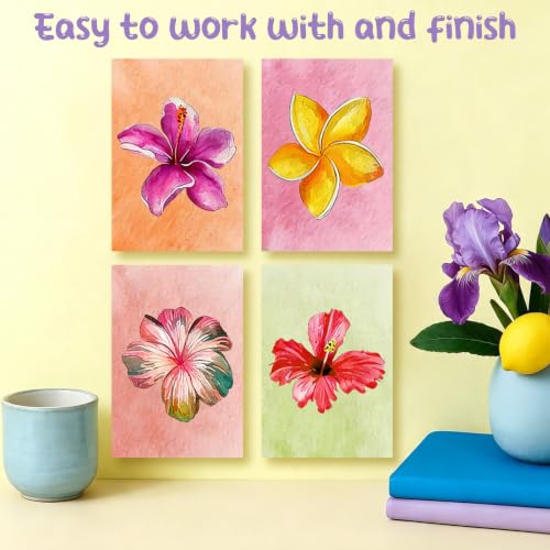 Wooden Blocks Wood Blocks for Crafts, 8 PCS 4″X6″X1/2″ Blank Wood Planks - size: 4″x6″x1/2″ - 8PCS