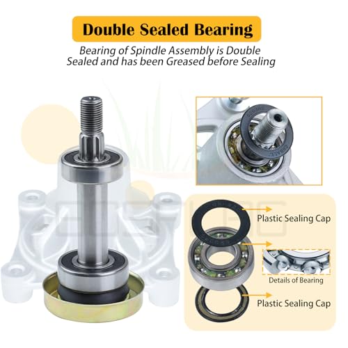 3PK 604214 Spindle Assembly with 603988 Spindle Pulley - size: 3x604214F
