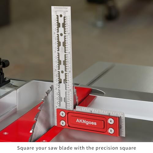 Precision Woodworking Square, Woodworking Scriber Marking Line Ruler 6inch - style: 6 Inch