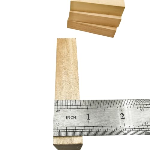 4PCS Unfinished Basswood Blocks for Crafts, Wood Craft Panels for Art, Engraving, Painting, DIY Projects, Chip Carving, Fretwork (3.93 x 3.93 x 0.78 in) - size: 3.93 x 3.93 x 0.78 in