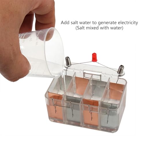Saltwater Power Generation Experiment Case For Kids And Students Learning Physics And Electricity Principles