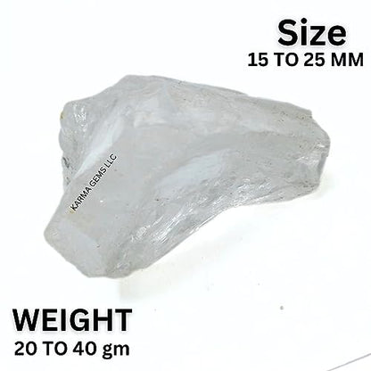 Crystals, Rocks, Jade, Crystals and Healing Stones, Witchcraft Supplies, Healing Crystals, Stones, Healing Stones, Rock Collection, Agate, Raw Stones (Clear Quartz, 2 Pcs) - color: Clear Quartz
