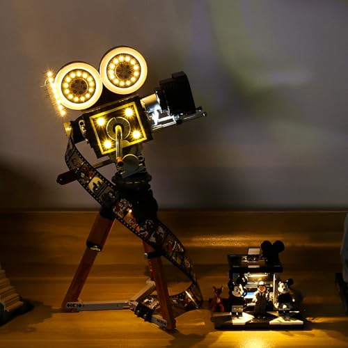 BrickSoul Light Up Kit Compatible with Lego Camera 43230 Building Bricks Set, Lighting Kits Compatible with Camera Building Bricks Set, Lights Only (Not Included 43230 Model), Classic Version
