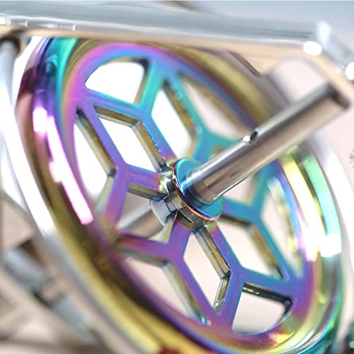 Joytech Precision Gyroscope Kill Time Metal Anti-Gravity Spinner Balance Toy JA23 - color: Silver+colorful