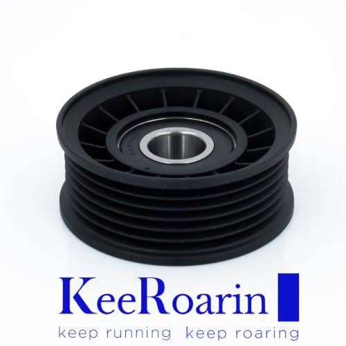 Belt Idler Pulley, 38008 Belt Tensioner Pulley for Select GMC, Ford, Chevrolet Models as Fiesta, Camaro, Savana, etc. 19190157 Automotive Replacement Idler Pulley Kit by KeeRoarin - size: 38008 - Universal