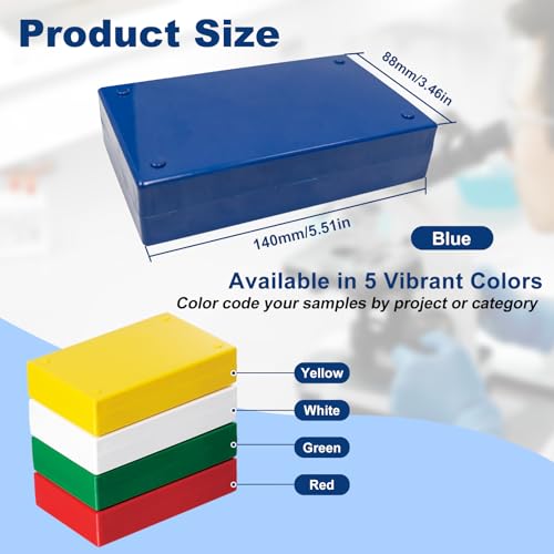 Microscope Slide Box, 25-Place, Foam Liner, Pack of 5 - size: Foam Lining