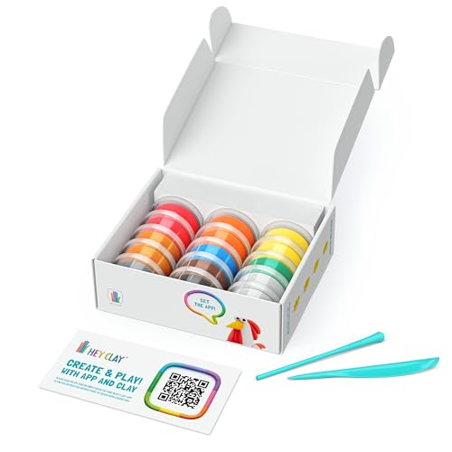 HEY CLAY Farm Birds Air Dry Clay Modeling Kit for Kids Age 3+ - color: Farm Birds