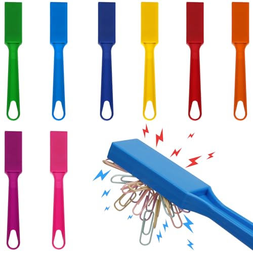 SAYAYA 8 PCS Magnetic Bingo Wands 7.87 Inch Colorful Magnet Sticks for Bingo Chips, Family Game Night, Science Learning, Counting Activities, and Educational Fun, Classroom Supplies - color: 8 Pcs