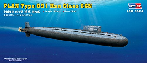Hobby Boss PLAN Type 091 Han Class SSN Boat Model Building Kit