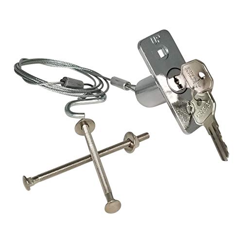 Universal Garage Door Emergency Release Lock Cable, Garage Door Opener Quick Release Lock Disconnect Key Lock