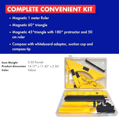 Helix - Magnetic whiteboard Geometry Set - 4 piece
