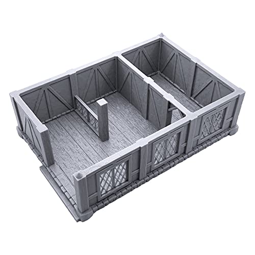 Ulvheim Merchant House - Stable by Terrain4Print, 3D Printed Tabletop RPG Scenery and Wargame Terrain for 28mm Miniatures