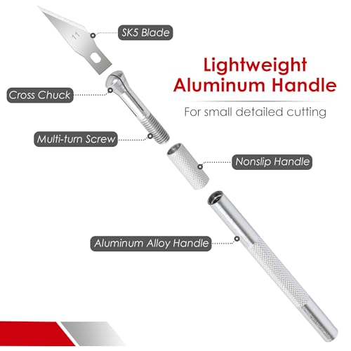 FASTPRO 40-Piece Exacto Knife, Precision Hobby Knife Kit for Art Crafts