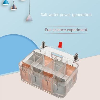 Saltwater Power Generation Experiment Case For Kids And Students Learning Physics And Electricity Principles
