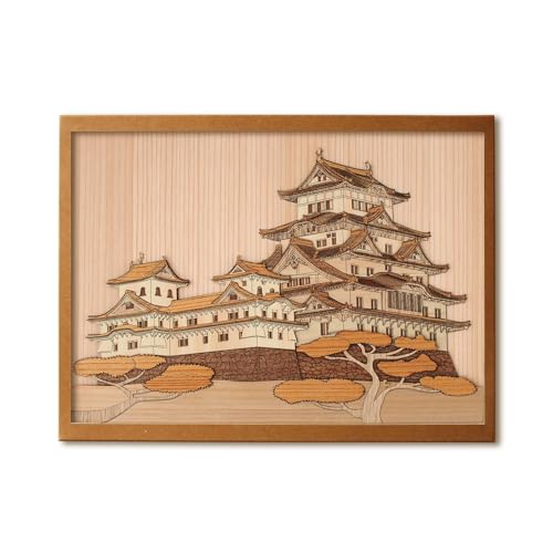 KINOWA Wooden Art Kit Kiharie Himeji Castle Made in Japan