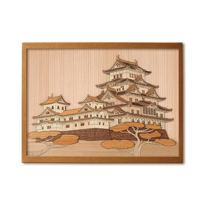 KINOWA Wooden Art Kit Kiharie Himeji Castle Made in Japan