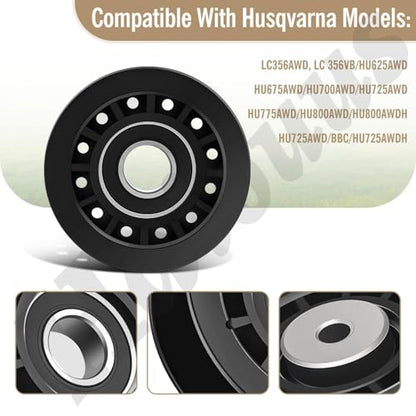 587973001/587969201 Pulleys Kit for Husqvarna Craftsman Poulan Pro Mowers - style: Pulleys Belt Kit