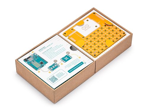 Arduino Official Plug and Make Kit [AKX00069] - Ultimate Starter Kit for Beginners | Build Connected Projects Easily | Fun & Educational Technology Package for Learning Electronics & Coding