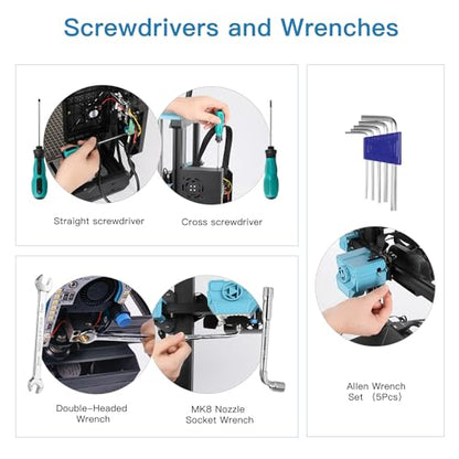 Sovol 3D Printer Tools Kit, 78PCS 3D Printer Accessories for Deburring - style: 78 Pcs