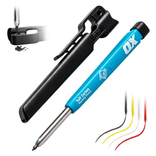 OX 2.8mm Mechanical Carpenter Pencils with 4 Leads & Sharpener - style: OX Carpenter Pencil + 4 Leads