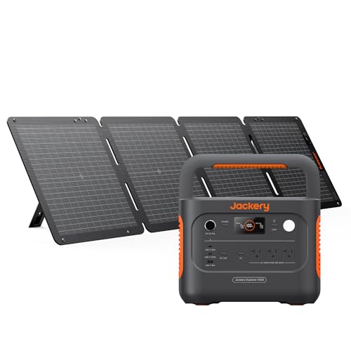 Jackery Solar Generator 1000 v2 and 100W Solar Panel,1070Wh,1500W AC - style: E1000v2+100W