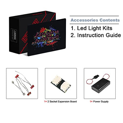BrickBling LED Lighting Compatible with Lego Speed Champions Pagani Utopia 76915 Race Car; New 2023 Light kit Compatible with Lego Pagani Utopia; Light up Your 76915-No Model - style: 76915 Light