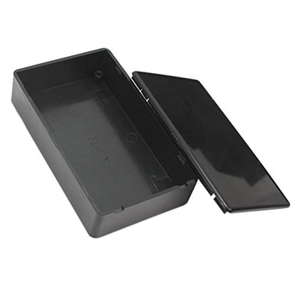 5Pcs Black Waterproof Plastic Electric Project Case Junction Box 3.94 x 2.36 x 0.98 inches(100x60x25mm).