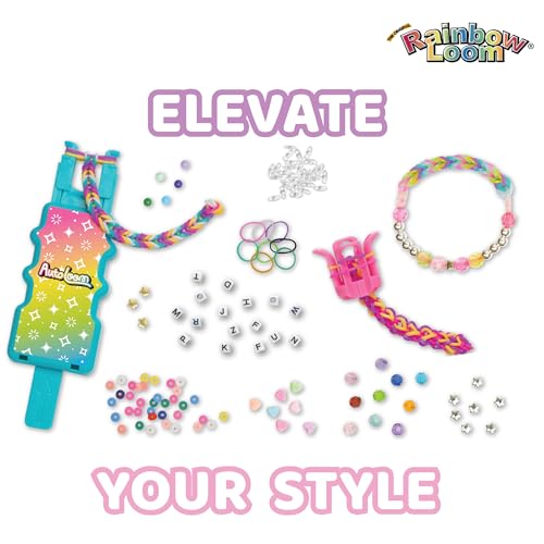 Rainbow Loom AutoLoom Bliss Kit - 2,400 Bands & 1,000 Beads Jewelry Set