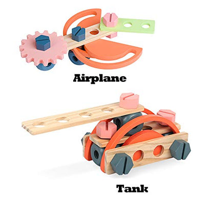 Tool Bench for Kids Toy Play Workbench Wooden Tool Bench Workshop Workbench with Tools Set Wooden Construction Bench Toy for 3 4 5 Year Boys Girls - style: Green Tool Bench