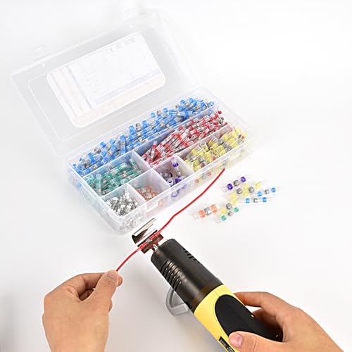 520PCS Solder Stick Wire Connectors, Waterproof Solder Wire Connector Kit for Marine (26-6 Gauge)