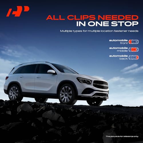 A-Premium 210PCS Fastener Retainer Clip Kit Compatible with Ford 2017-2019