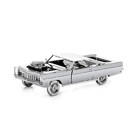 Model Car Kit - 3D Model kit Royal Voyager - Moving Wind-Up Retro Car Model | 3D Puzzle for Adults - Metal DIY Kit | Beautiful Metal Model Car Collectible | DIY Construction Set of a Vintage Car