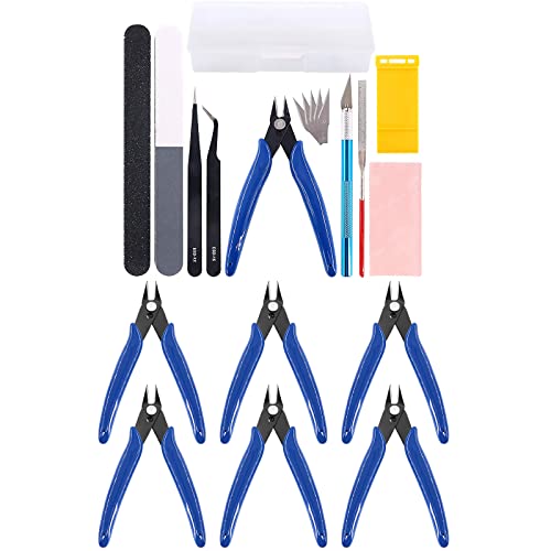 Keadic 30Pcs Professional Modeler Basic Tools Craft Set Hobby Building Tools Kit